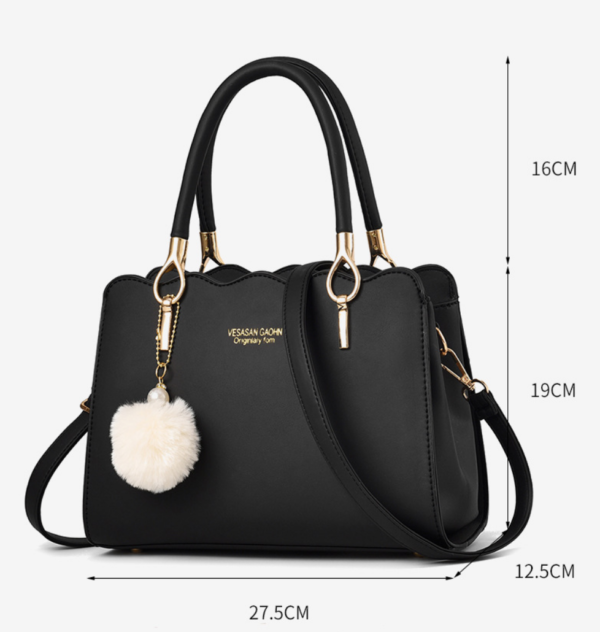 ZTSB-0107, pu lady single shoulder crossbody large capacity square handbag - Image 8