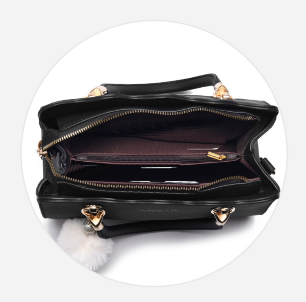 ZTSB-0107, pu lady single shoulder crossbody large capacity square handbag - Image 7