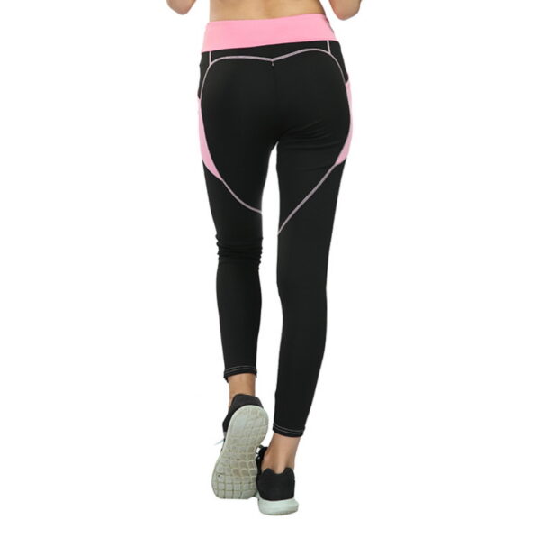 YBPD-0015,Europe factory wholesale hot sale style summer  ladies  stitching amazon yoga  lift hip high waist leggings - Image 5