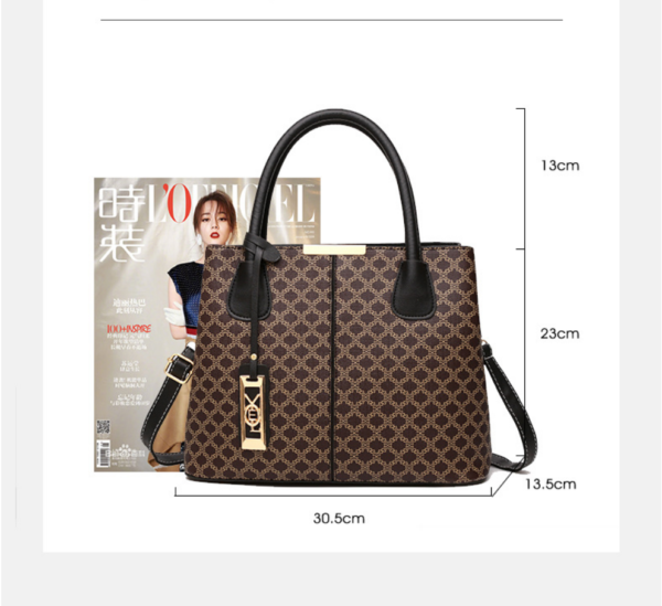 ZTSB-0156,manufacturers wholesale pu fashion vintage printed women large capacity single shoulder crossbody bag - Image 3