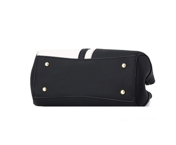 ZTSB-0164,factory pu fashion women color contrast large capacity  single shoulder crossbody handbag - Image 7