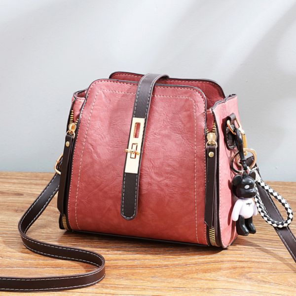 ZTSB-0018,factory pu lady single shoulder crossbody fashion small square handbag - Image 2