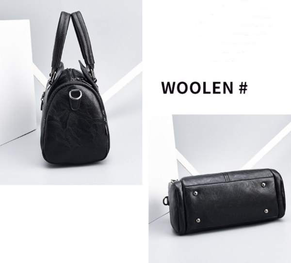 ZTSB-0186,pu female large capacity fashion soft leather mother single shoulder crossbody bag - Image 3