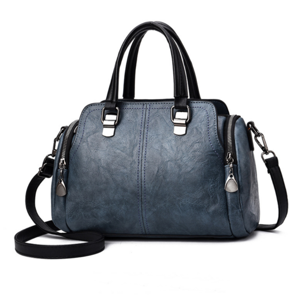 ZTSB-0186,pu female large capacity fashion soft leather mother single shoulder crossbody bag - Image 9