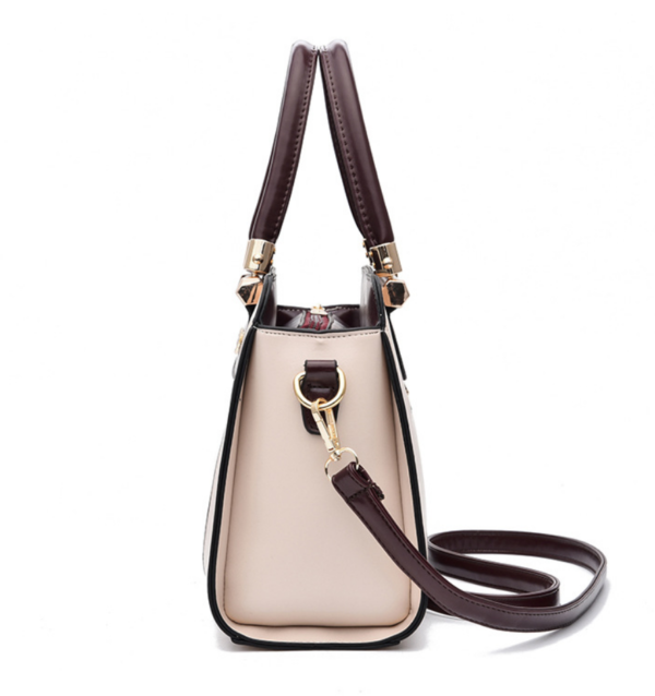 ZTSB-0187,pu female large capacity fashion Korean style color contrast single shoulder bag - Image 9