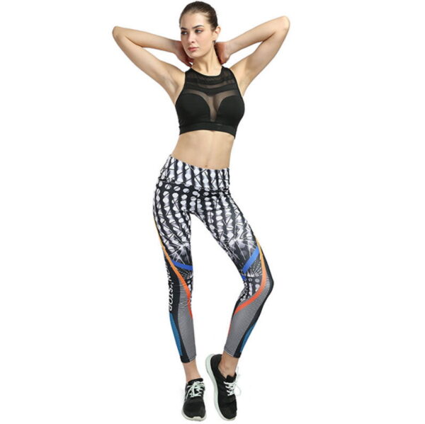 YBPD-0021,factory European   popular don't Stop printing yoga leggings  buttock lifting high waist yoga pant