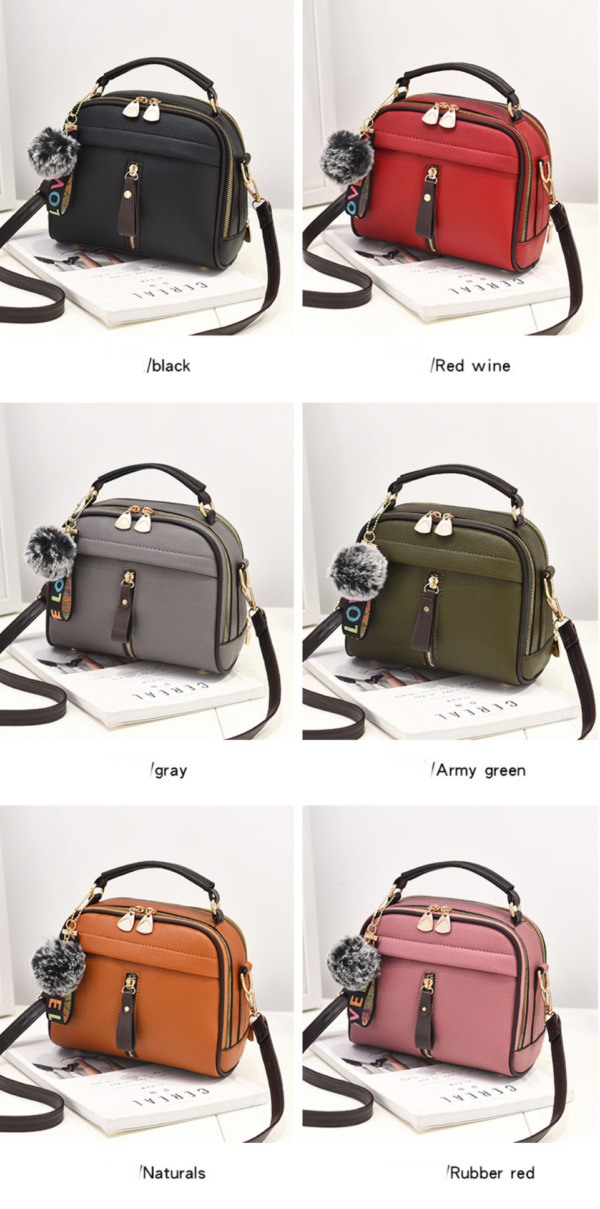 ZTSB-0022,factory pu lady single shoulder crossbody small square handbag - Image 4