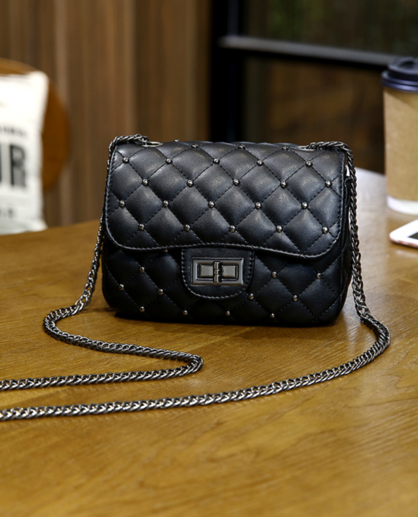 ZTSB-0023,personalized factory pu lady single shoulder crossbody chain small square bag - Image 2