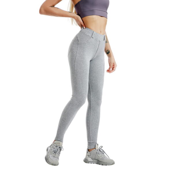 YBPD-0036,wholesale Autumn winter slim pants ordinary tight sports buttocks stretch women leggings - Image 5