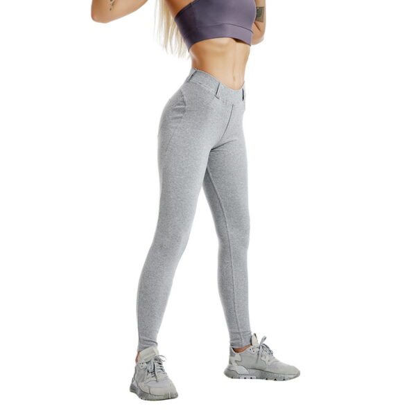 YBPD-0036,wholesale Autumn winter slim pants ordinary tight sports buttocks stretch women leggings - Image 3