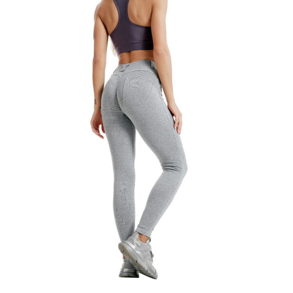 YBPD-0036,wholesale Autumn winter slim pants ordinary tight sports buttocks stretch women leggings - Image 2