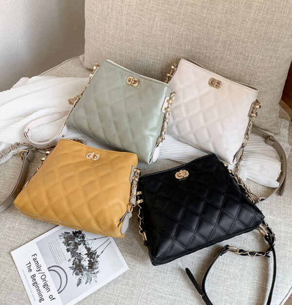 ZTSB-0037,factory pu lady single shoulder crossbody chain small square bag - Image 5