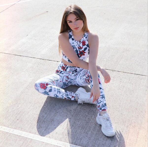 YBPD-0038,manufacturers wholesale hot sale printing yoga high waist women leggings suit - Image 8