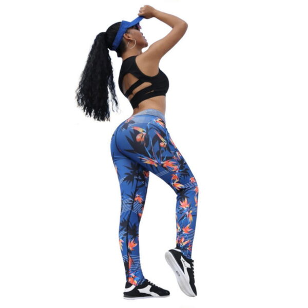 YBPD-0046,factory Aliexpress selling popular leggings maple leaf stripe printing yoga women yoga pants