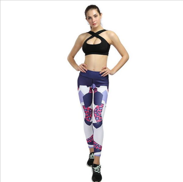 YBPD-0049,factory spot goods American four needle six line digital print leggings stretch women leggings