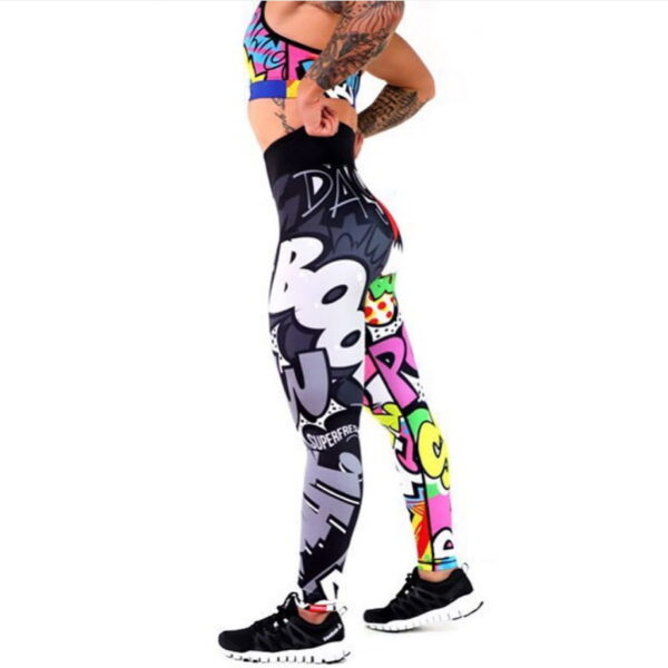 YBPD-0005,factory wholesale  yoga pants hip boom letter printed slim yoga pants exercise leggings pencil pants