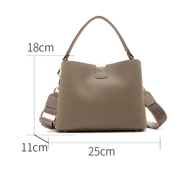 GTNB-0001,wholesale factory female cowhide single shoulder cross body ladies large capacity bag - Image 6