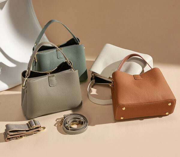 GTNB-0001,wholesale factory female cowhide single shoulder cross body ladies large capacity bag - Image 9