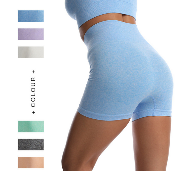 YWND-0011,  factory  spot goods  European yoga shorts summer tight sweatpants  fitness women  leggings - Image 6