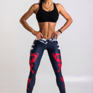 YSZD-0011,Amazon AliExpress popular bow digital print leggings hip lift stretch high waist women yoga  pants