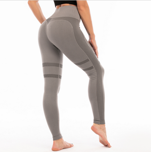 YQQD-0013,wholesale factory Yoga pants women  high waist buttock stretch women running fitness leggings - Image 4