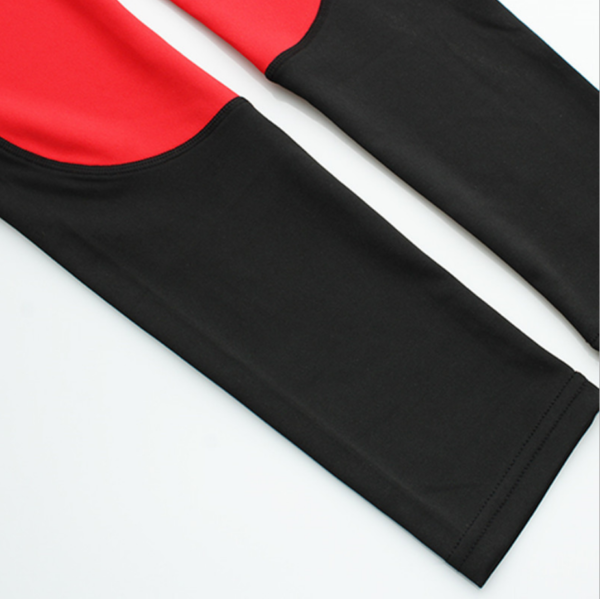 YSZD-0014, European  mesh stitching fitness leggings sports sexy leisure ninth pants slim show training yoga leggings - Image 4