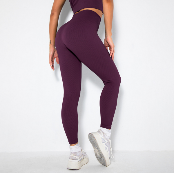 YYBD-0015,spot goods Seamless buttock yoga pants female sports running fitness tight yoga leggings - Image 5