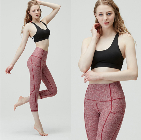YQHD-0015,wholesale factory casual skinny Stretch tracksuit summer cropped trousers leggings bodybuilding body pants