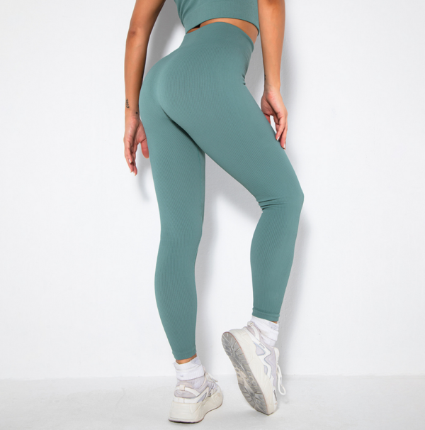 YYBD-0015,spot goods Seamless buttock yoga pants female sports running fitness tight yoga leggings - Image 2