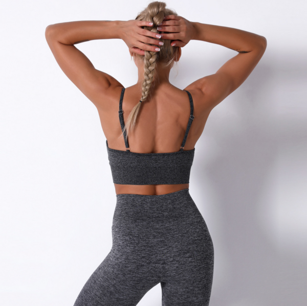 YYBD-0016,wholesale factory spot Seamless yoga exercise women Yoga pants fitness pants suit - Image 4