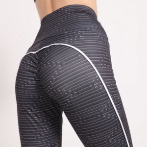 YSZD-0018,Type Z thread printed breech high waist sport leggings breathable fast drying slim stripe yoga women pants