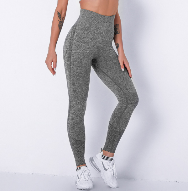 YYBD-0018,wholesale spot goods  Seamless hip tight height smiling face yoga pants running fitness pants women leggings - Image 6