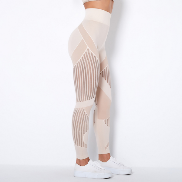 YYBD-0019,European  American  seamless knitted  moisture absorption sweat yoga pants running fitness women pants - Image 4