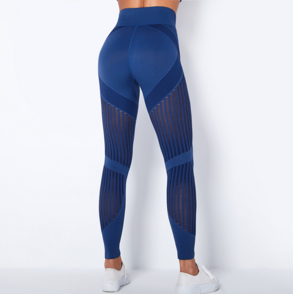YYBD-0019,European  American  seamless knitted  moisture absorption sweat yoga pants running fitness women pants - Image 2