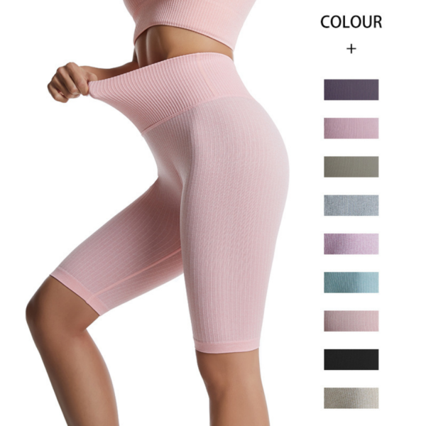 YWND-0002,European American yoga pants fitness female buttock high waist sexy buttock tight pants - Image 6