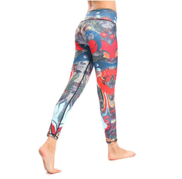 YSZD-0021,manufacturers  wholesale printed leggings women high waist tight breathable stretch buttock slim yoga pants - Image 2