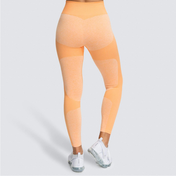 YYBD-0023,The spot goods Seamless hip wicking sweat sportswear fitness pants show buttock women yoga leggings - Image 5