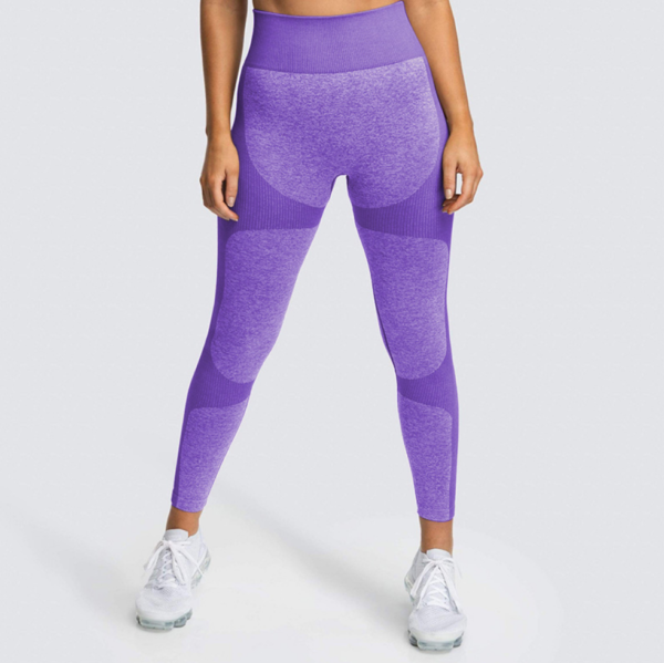 YYBD-0023,The spot goods Seamless hip wicking sweat sportswear fitness pants show buttock women yoga leggings - Image 2