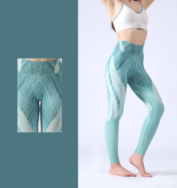 YJBD-0029,factory Wish seamless knitting yoga pants exercise fitness pants butt female leggings - Image 6