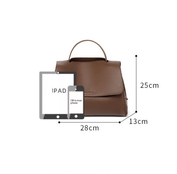 GTNB-0003, sale factory  single shoulder leather  ladies niche tote bag  large capacity crossbody bag - Image 3