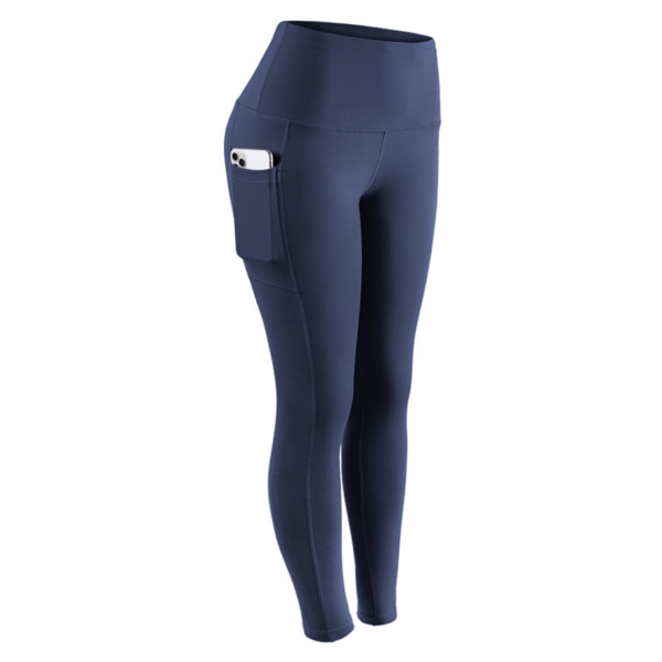 YSZD-0030,Factory direct sale amazon thin tight buttock fitness pocket yoga pants ground wool sweatpants - Image 9
