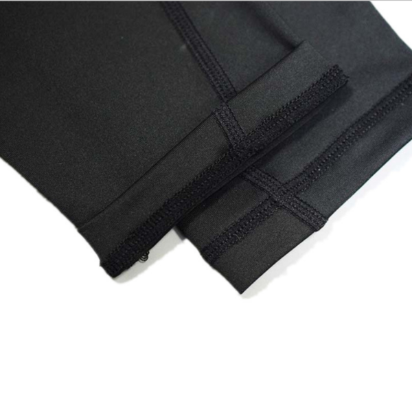 YSZD-0034,Spot goods manufacturers black imitation leather stitching yoga pants exercise fitness slim buttock women leggings - Image 5