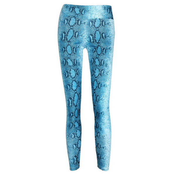 YSZD-0038,wholesale Printed snake-print leggings Europe women tight waist fitness yoga large size pants - Image 6