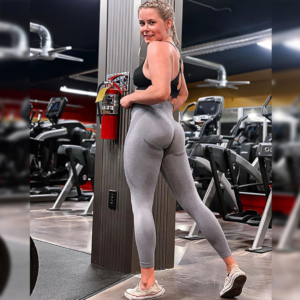 YSZD-0042,American fitness yoga pants tight hip breathable moisture absorption sweat seamless knitted leggings
