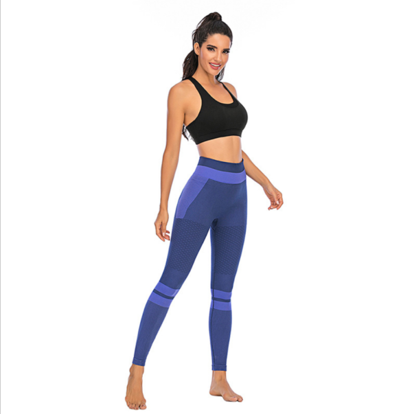 YQQD-0005,wholesale  spot goods Seamless skinny tight gym pants high waist hip lift fast dry yoga women  pants - Image 8