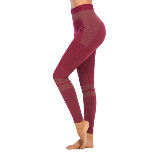 YQQD-0005,wholesale  spot goods Seamless skinny tight gym pants high waist hip lift fast dry yoga women  pants - Image 6