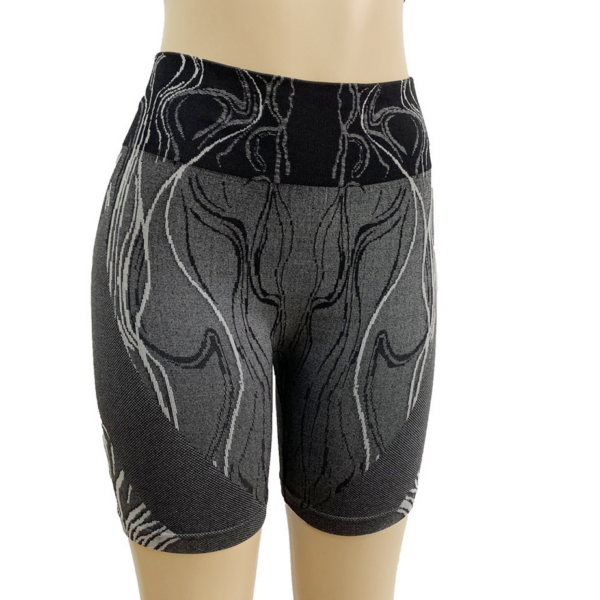YWND-0006,European American summer seamless printing comfortable breathable sports bra vest high waist buttock women yoga shorts