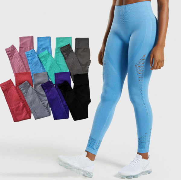 YMXD-0009,factory  European American sports fast dry knitting high waist fitness yoga running seamless women leggings