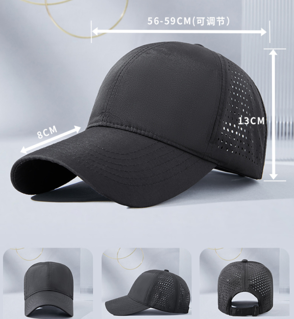 GZLM-0001,factory customized men women summer sun hats sun protective shade providing trendy baseball caps - Image 3