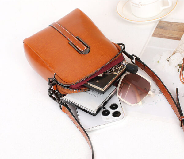 GTNB-0010,hot selling manufacturer fashion   crossbody  single shoulder  leather women single shoulder handbag - Image 7